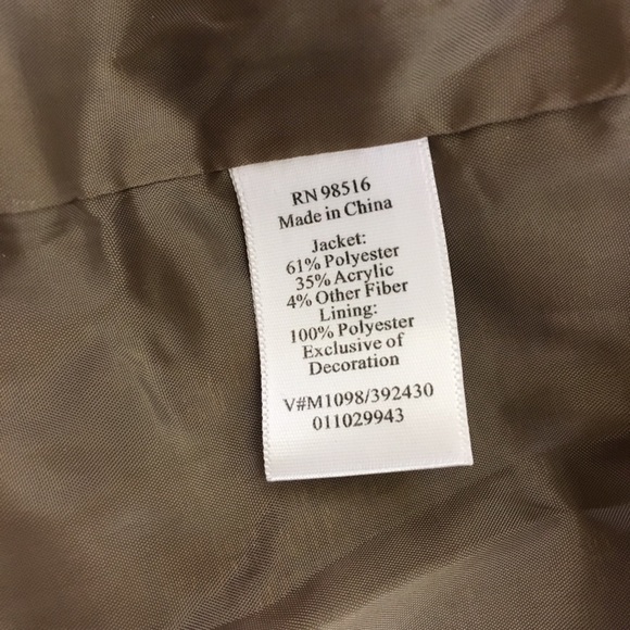 🍁SOLD🍁Coldwater Creek Fleur De Lis Jacket - Picture 8 of 8